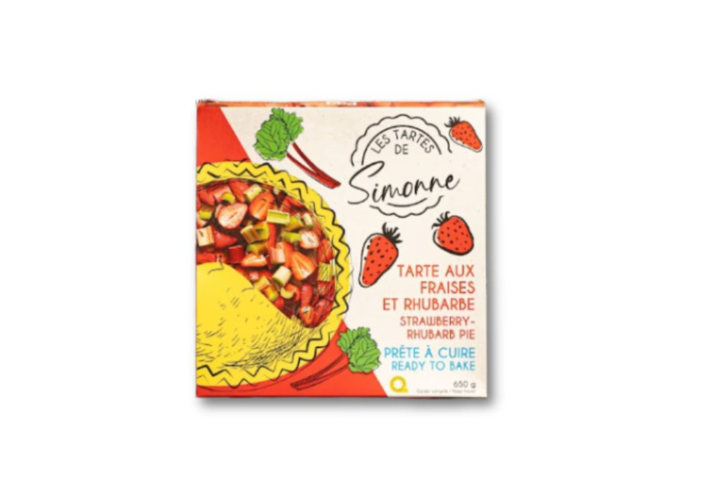 Tarte fraises et rhubarbe de Simonne Tarte fraises et rhubarbe de Simonne